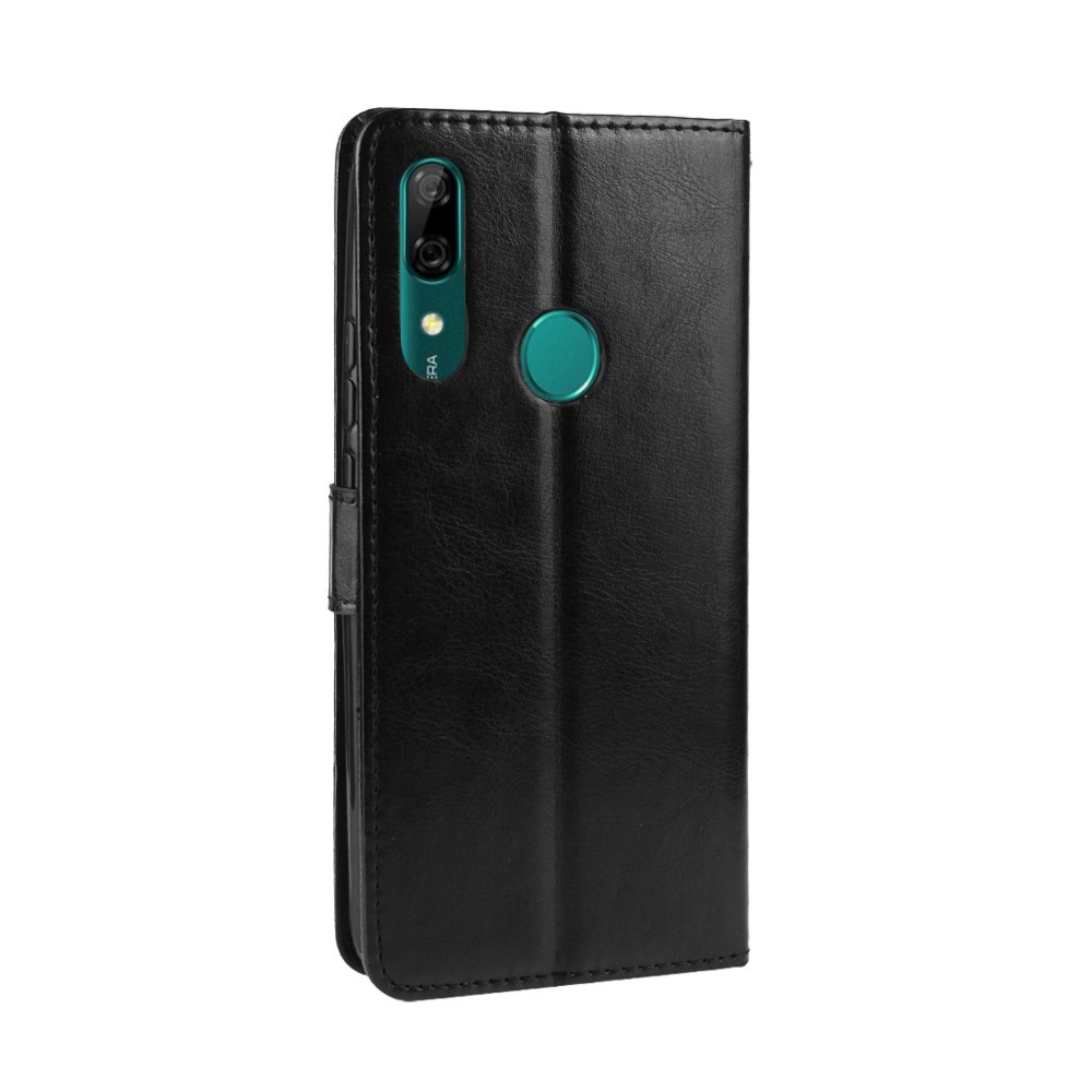 Crazy Horse Leather Wallet Case for Huawei P Smart Z / Y9 Prime 2019 - Black-6