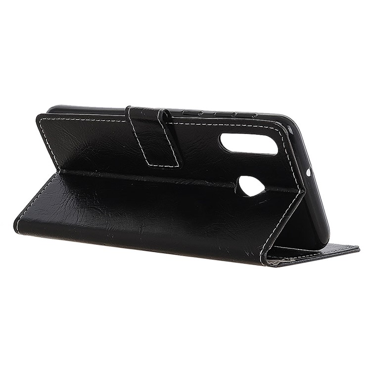 Crazy Horse Vintage Leather Wallet Case for Huawei P Smart Z / Y9 Prime 2019 - Black-4