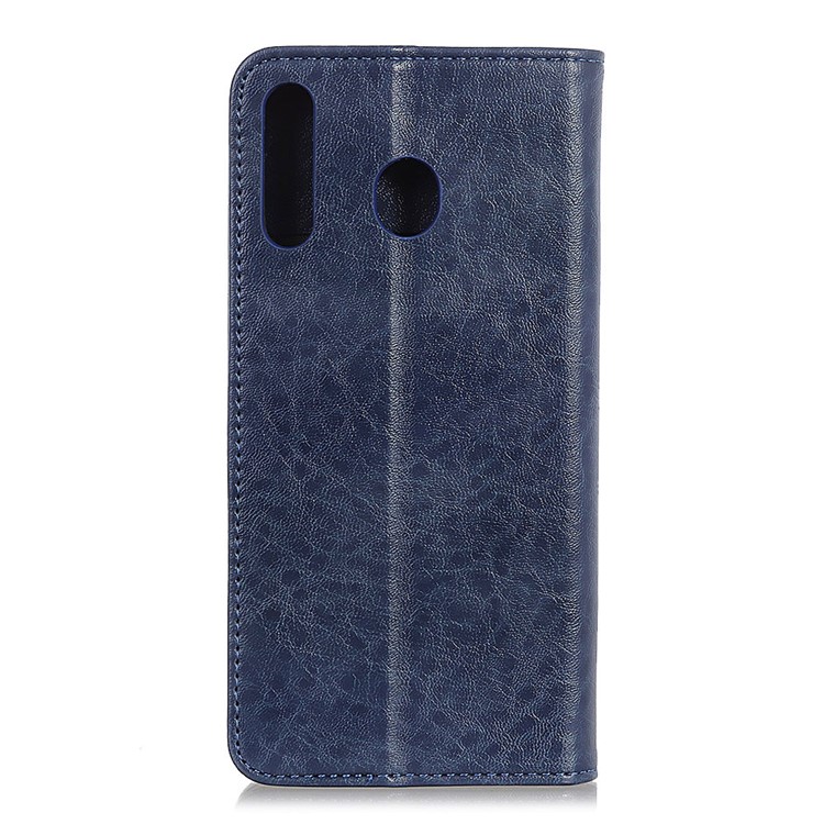 Auto-absorbed Crazy Horse Texture PU Leather Case for Huawei P Smart Z / Y9 Prime 2019 - Dark Blue-3