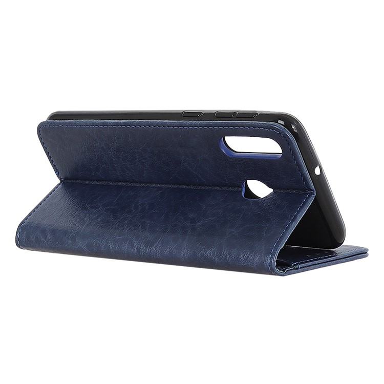 Auto-absorbed Crazy Horse Texture PU Leather Case for Huawei P Smart Z / Y9 Prime 2019 - Dark Blue-4