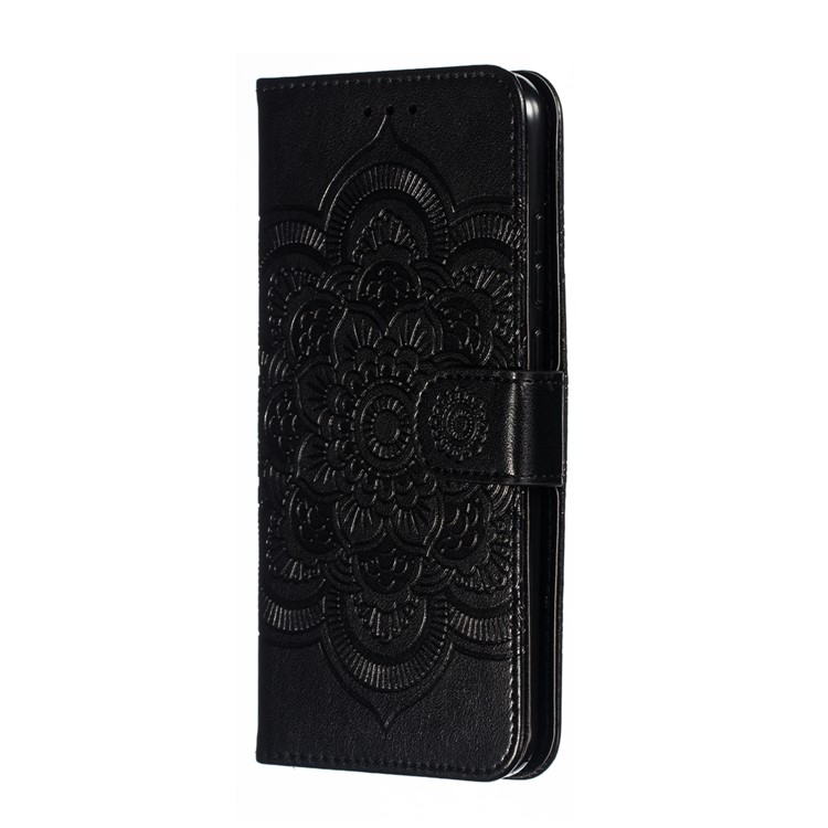 Imprint Mandala Flower Stand Wallet Leather Case for Huawei P Smart Plus 2019/Enjoy 9s/ Maimang 8/Honor 10i/Honor 20i/Honor 20 Lite/nova 4 Lite - Black-3