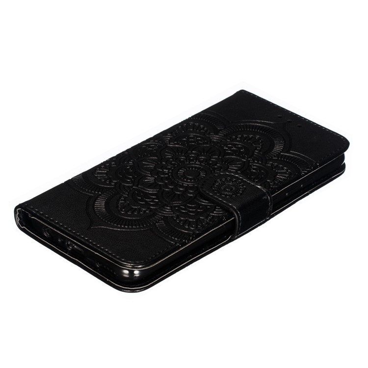 Imprint Mandala Flower Stand Wallet Leather Case for Huawei P Smart Plus 2019/Enjoy 9s/ Maimang 8/Honor 10i/Honor 20i/Honor 20 Lite/nova 4 Lite - Black-5