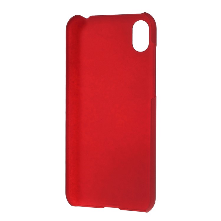 Rubberized Hard PC Case for Huawei Y5 (2019) / Honor 8S - Red-3