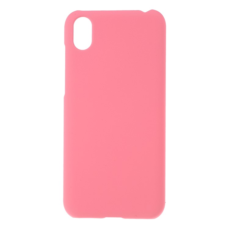Rubberized Hard PC Case for Huawei Y5 (2019) / Honor 8S - Pink-1