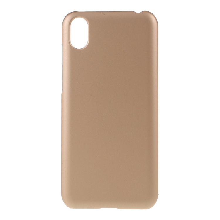 Rubberized Hard PC Case for Huawei Y5 (2019) / Honor 8S - Gold-1