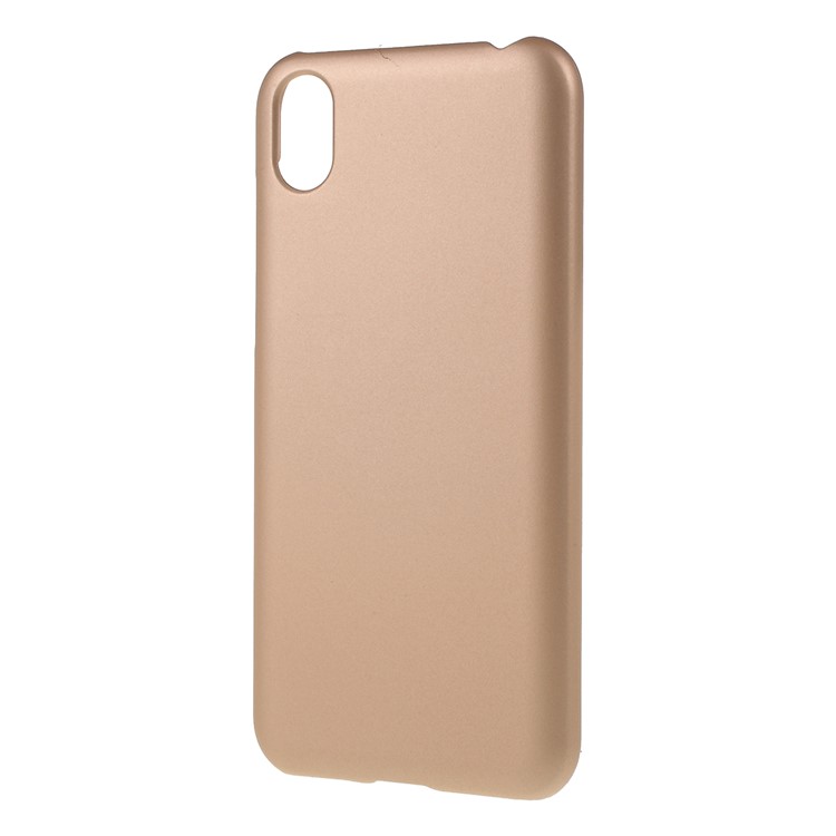 Rubberized Hard PC Case for Huawei Y5 (2019) / Honor 8S - Gold-2