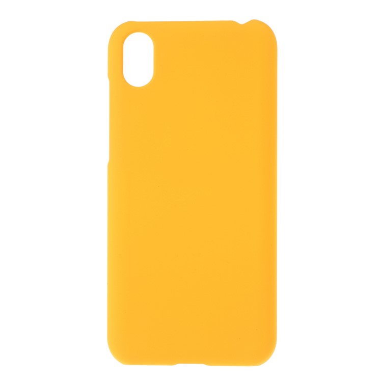 Rubberized Hard PC Case for Huawei Y5 (2019) / Honor 8S - Yellow-1