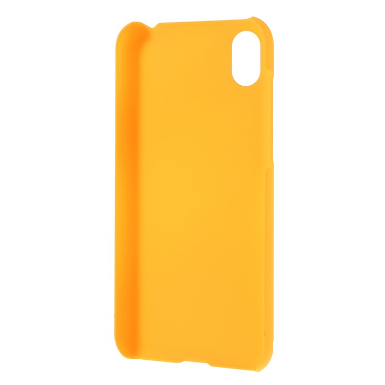 Rubberized Hard PC Case for Huawei Y5 (2019) / Honor 8S - Yellow-3