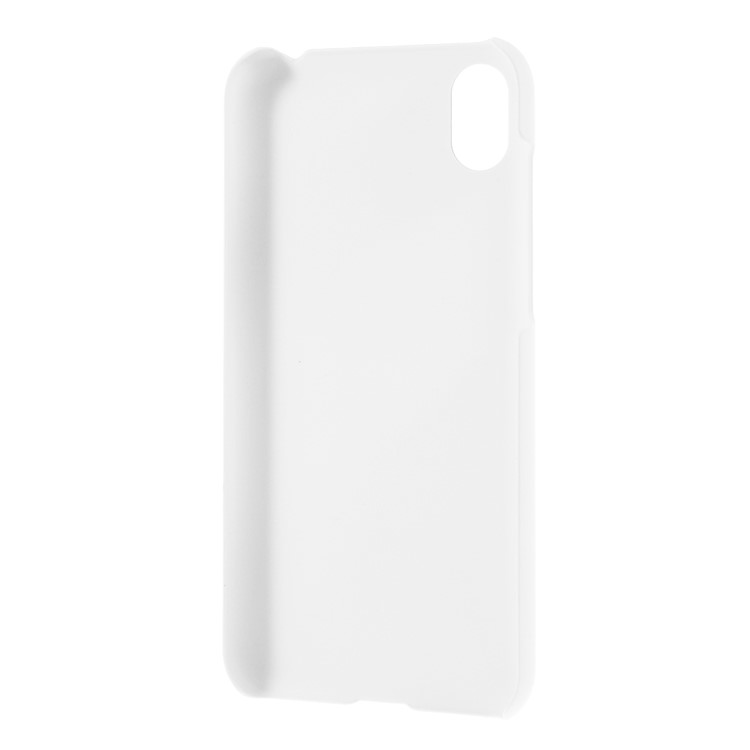 Rubberized Hard PC Case for Huawei Y5 (2019) / Honor 8S - White-3
