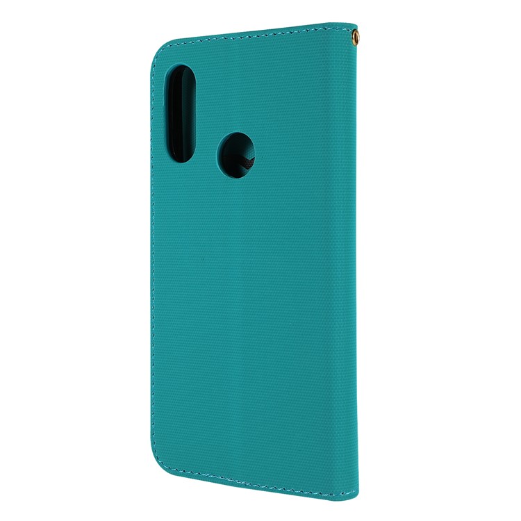 Embroidery Wallet Stand Flip Leather Protective Case for Huawei Y6 (2019, with Fingerprint Sensor)/Y6 Prime (2019) - Green-4