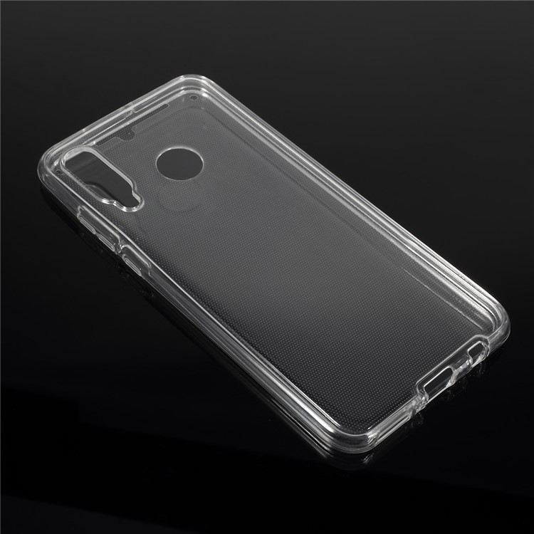 2-in-1 Detachable All-wrapped TPU Front and Back Case Cover for Huawei P30 Lite - Transparent-3