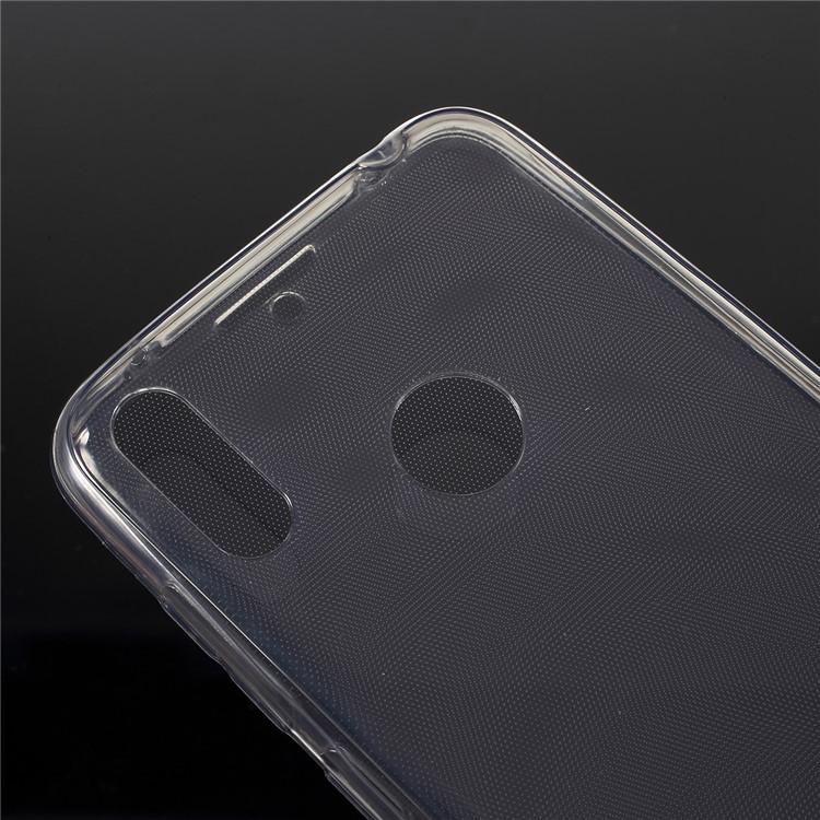 Front + Back 2-Piece TPU Case for Huawei Y7 (2019) - Grey-4