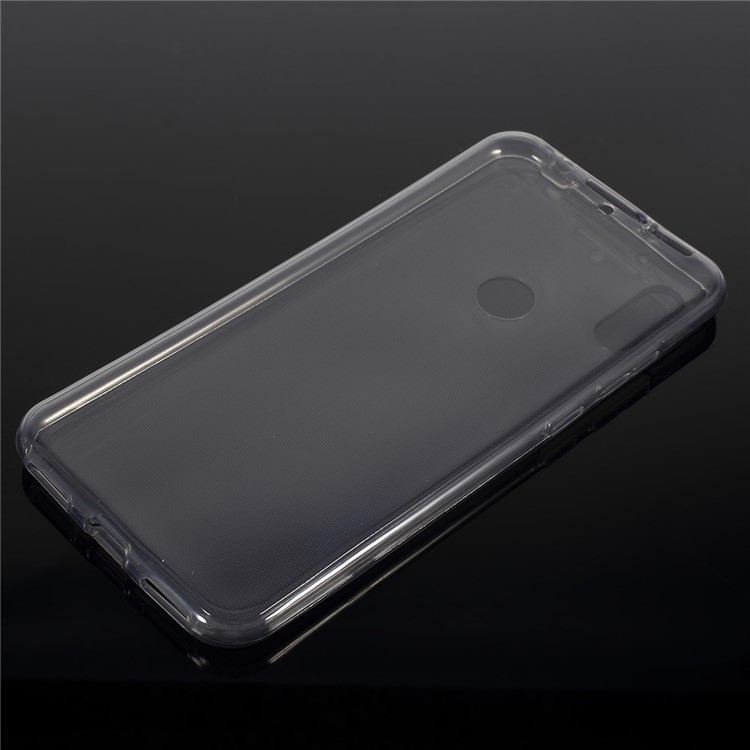 Front + Back 2-Piece TPU Case for Huawei Y6 (2019, with Fingerprint Sensor) / Y6 Prime (2019) - Grey-2