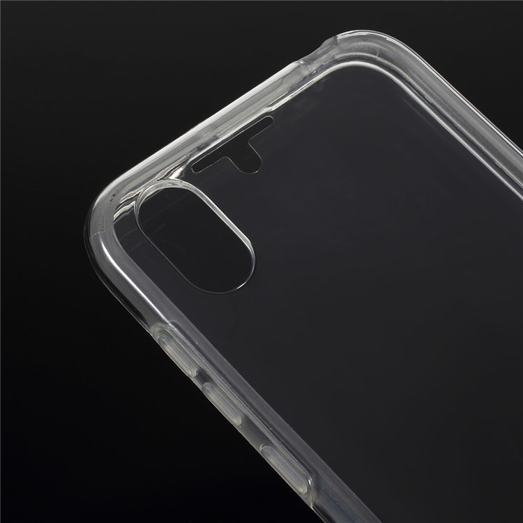 Clear PC Side + TPU Back Phone Shell for Huawei Y5 (2019) - Transparent-4