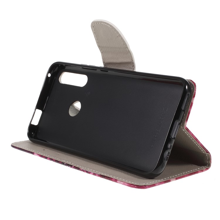 Pattern Printing Cross Texture Leather Wallet Case for Huawei P Smart Z - Quote Keep Calm and Sparkle-2
