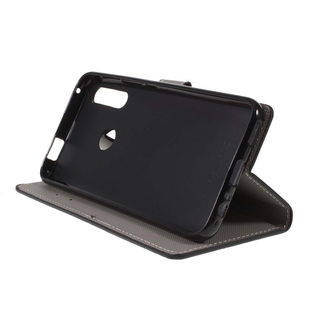 Pattern Printing Leather Wallet Stand Case for Huawei P Smart Z - Do not Touch My Cell Phone-2
