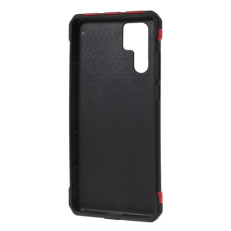 Glitter Powder Anti-drop PC + TPU Hybrid Phone Cover for Huawei P30 Pro - Red-2