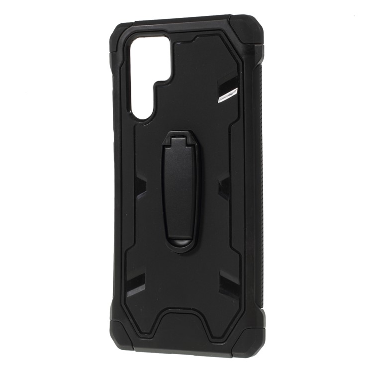 Shock Resistant Kickstand PC + TPU Combo Mobile Cover for Huawei P30 Pro - Black-7