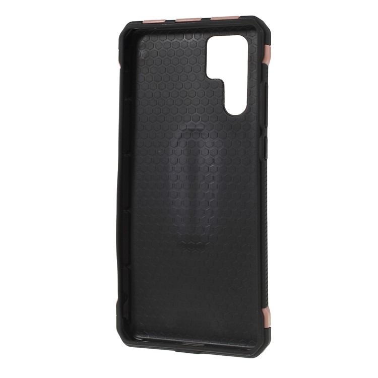 Shock Resistant Kickstand PC + TPU Combo Mobile Cover for Huawei P30 Pro - Pink-2