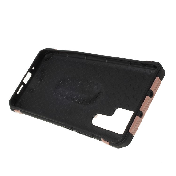 Shock Resistant Kickstand PC + TPU Combo Mobile Cover for Huawei P30 Pro - Pink-4