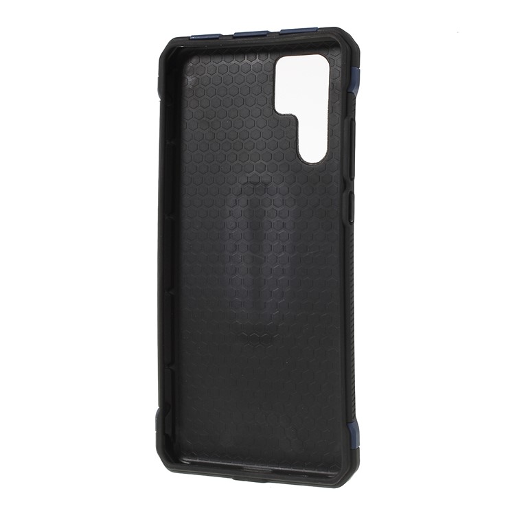Shock Resistant Kickstand PC + TPU Combo Mobile Cover for Huawei P30 Pro - Blue-2