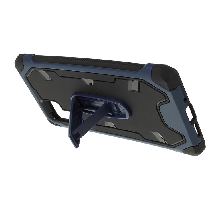 Shock Resistant Kickstand PC + TPU Combo Mobile Cover for Huawei P30 Pro - Blue-3