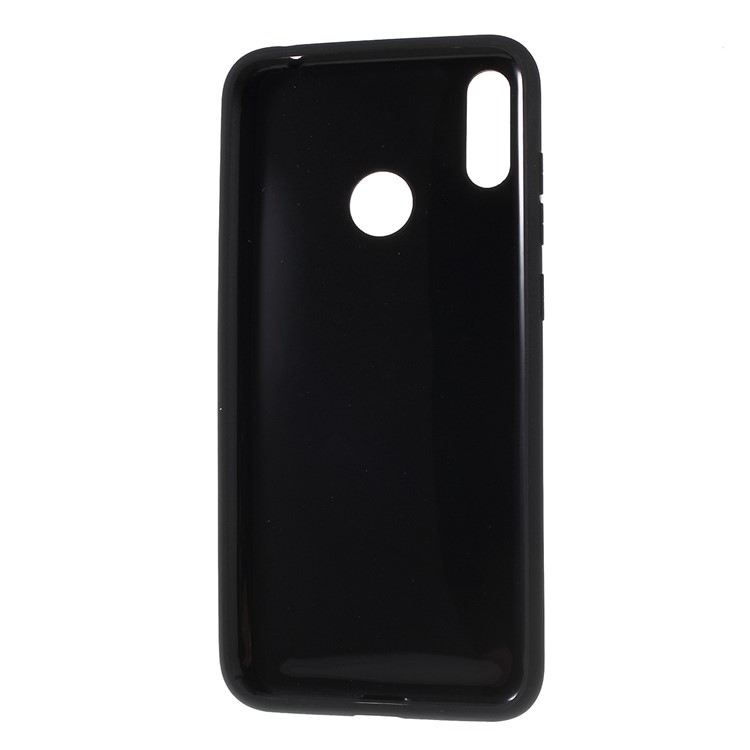 Business Style Card Slots PU Leather Coated TPU Phone Cover for Huawei Y6 Pro (2019) - Black-5