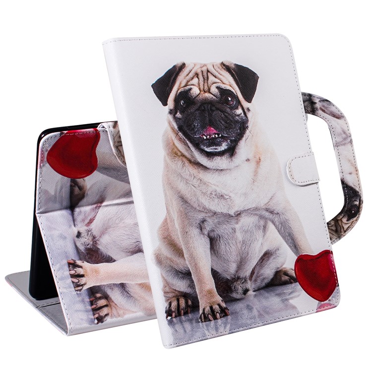 Handbag Style Patterned Printing Leather Wallet Phone Case for Huawei MediaPad T5 10 - Dog-5