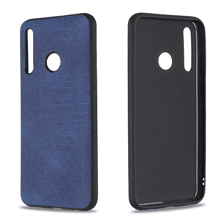 For Huawei Honor 10i/P Smart+ 2019/Enjoy 9s/ Maimang 8 Denim TPU+PU Leather Phone Case - Blue-1