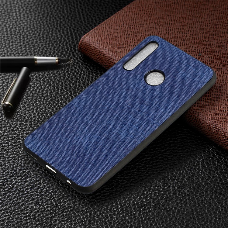 For Huawei Honor 10i/P Smart+ 2019/Enjoy 9s/ Maimang 8 Denim TPU+PU Leather Phone Case - Blue-7