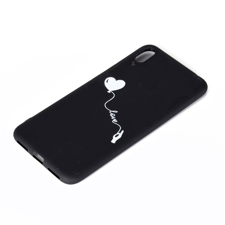 Pattern Printing Matte TPU Phone Shell for Huawei Enjoy 9 - Flying Balloon-3