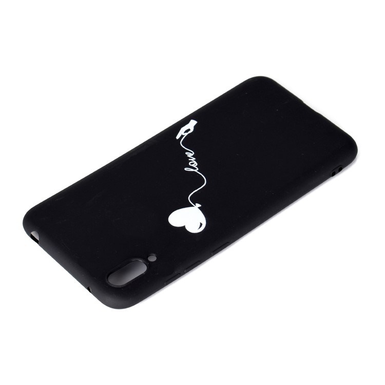 Pattern Printing Matte TPU Phone Shell for Huawei Enjoy 9 - Flying Balloon-4
