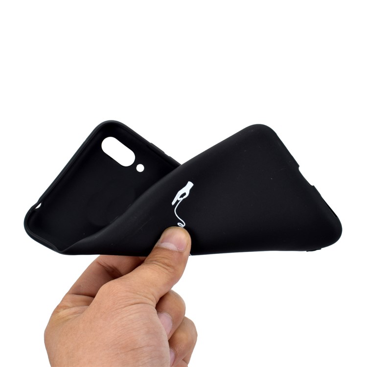 Pattern Printing Matte TPU Phone Shell for Huawei Enjoy 9 - Flying Balloon-5