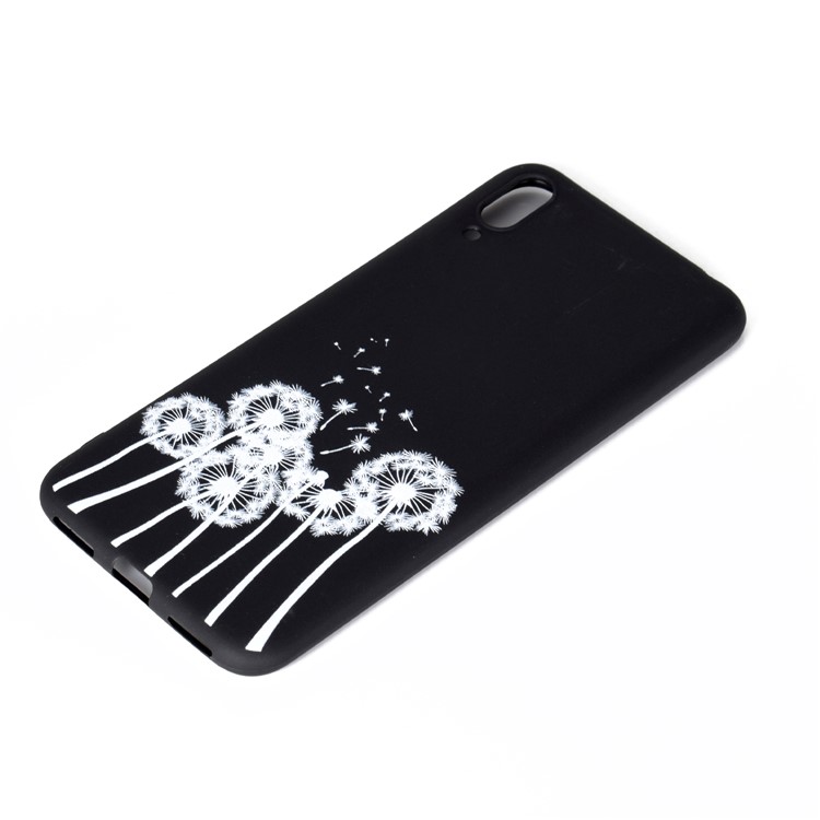 Pattern Printing Matte TPU Phone Shell for Huawei Enjoy 9 - Dandelion-3