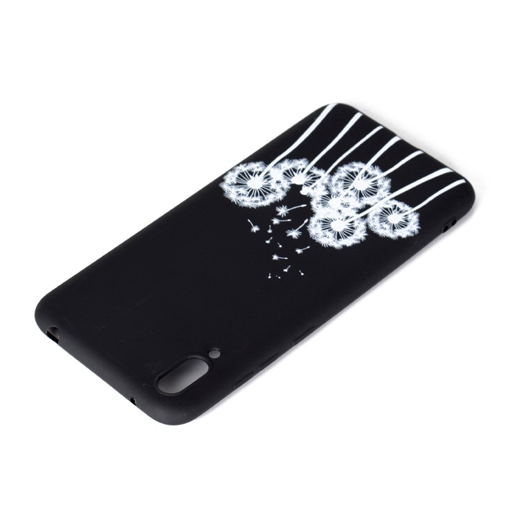 Pattern Printing Matte TPU Phone Shell for Huawei Enjoy 9 - Dandelion-4