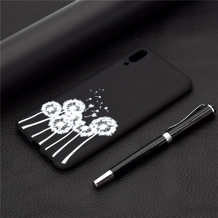 Pattern Printing Matte TPU Phone Shell for Huawei Enjoy 9 - Dandelion-6