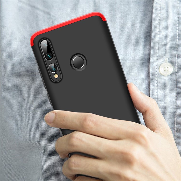 GKK Detachable 3-Piece Matte Hard PC Case for Huawei P Smart Plus 2019 / Enjoy 9s / Honor 20i / Honor 10i / Honor 20 Lite - Red / Black-7