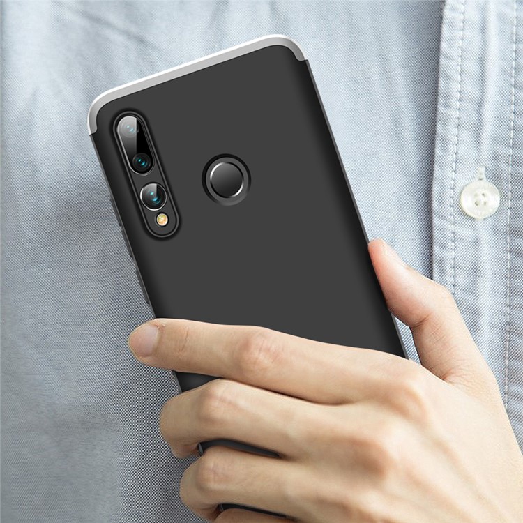 GKK Detachable 3-Piece Matte Hard PC Case for Huawei P Smart Plus 2019 / Enjoy 9s/ Maimang 8 / Honor 20i / Honor 10i / Honor 20 Lite - Silver / Black-5