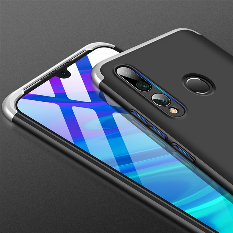 GKK Detachable 3-Piece Matte Hard PC Case for Huawei P Smart Plus 2019 / Enjoy 9s/ Maimang 8 / Honor 20i / Honor 10i / Honor 20 Lite - Silver / Black-7