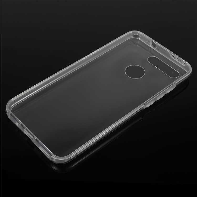 Clear PC Side + TPU Back Phone Cover for Huawei Honor View 20/Honor V20 - Transparent-2