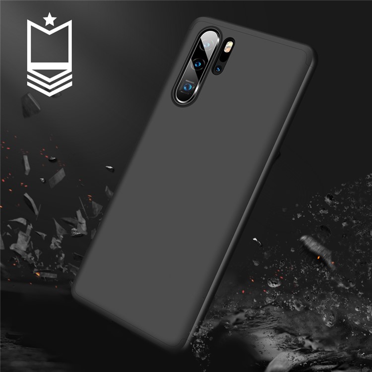 GKK Destacável 3 Peças De PC Rígido Fosco Para Huawei P30 Pro - Preto-7