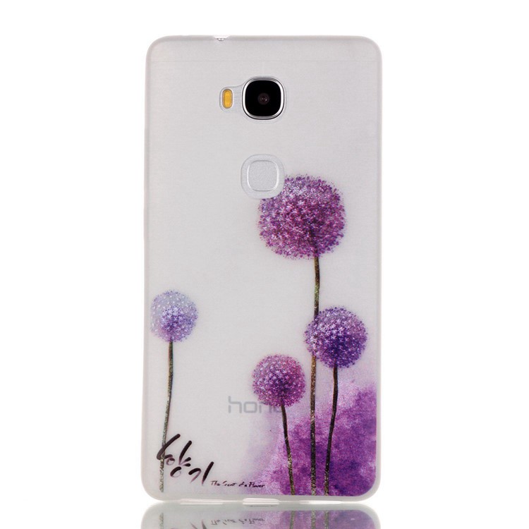 Noctilucent TPU Back Cover for Huawei Honor 5X/Honor Play 5X - Dandelion-2