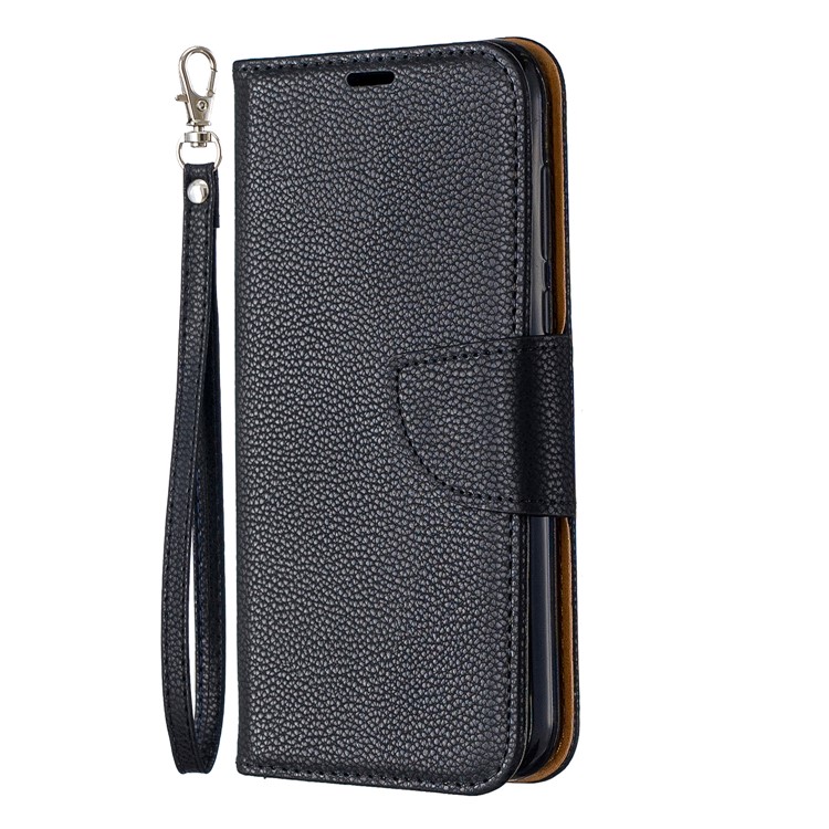 Litchi Skin Leather Wallet Case for Huawei Y5 (2019) / Honor 8S - Black-2