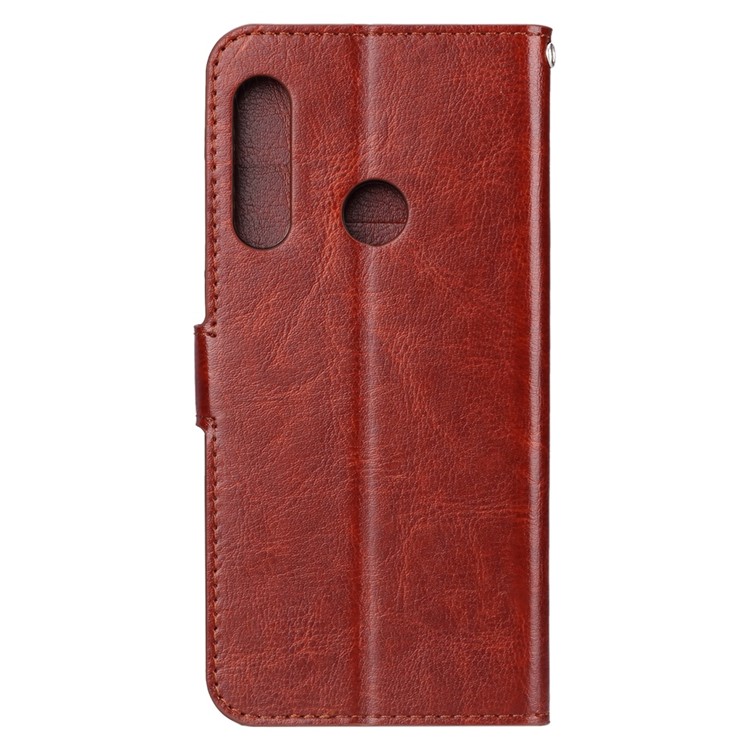 Crazy Horse Leather Wallet Case for Huawei P Smart Plus 2019 / Enjoy 9s / Honor 20 Lite - Brown-3