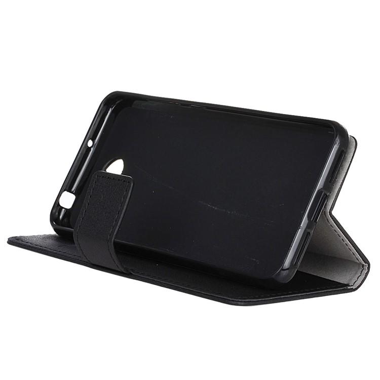 Wallet Leather Stand Case for Huawei Y5II / Y5II - Black-4