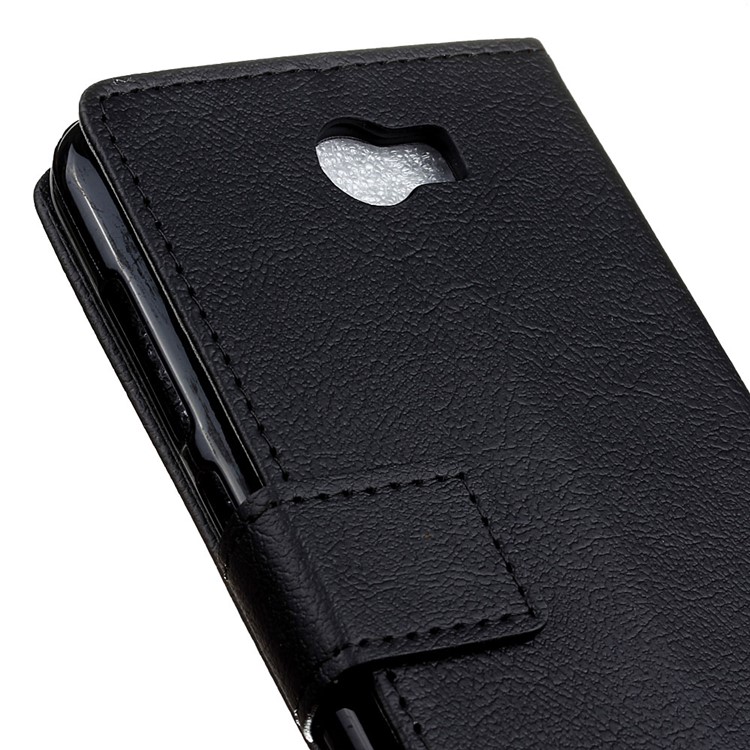Wallet Leather Stand Case for Huawei Y5II / Y5II - Black-7