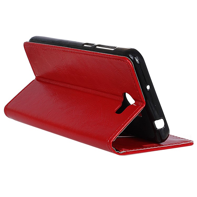 Crazy Horse Wallet Leather Phone Case for Huawei Y5II / Y5II - Red-5