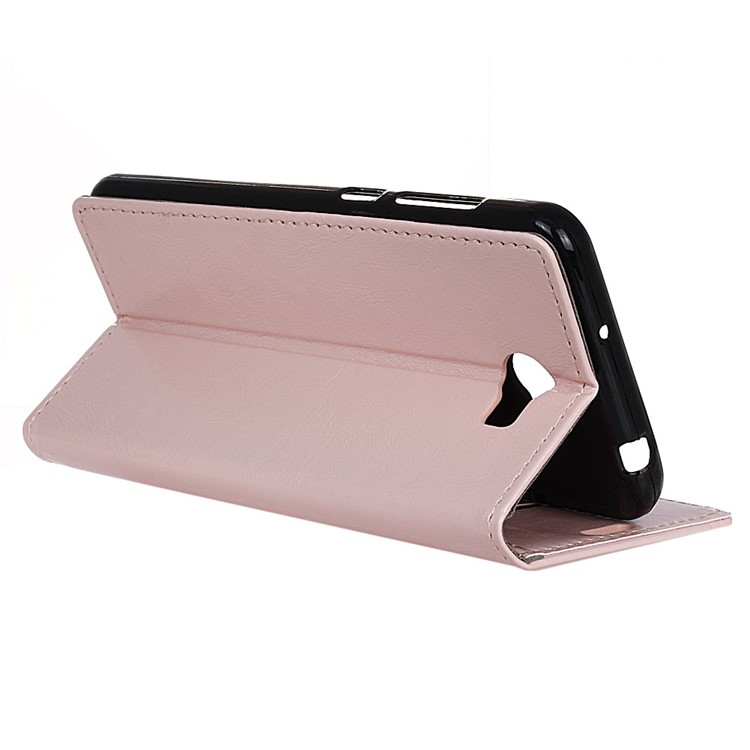 Crazy Horse Magnetic Leather Stand Case for Huawei Y5II / Y5II - Pink-5