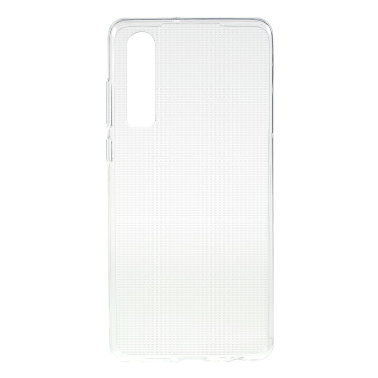 50Pcs Transparent 1.0mm Thickness Soft TPU Protective Back Case for Huawei P30-1