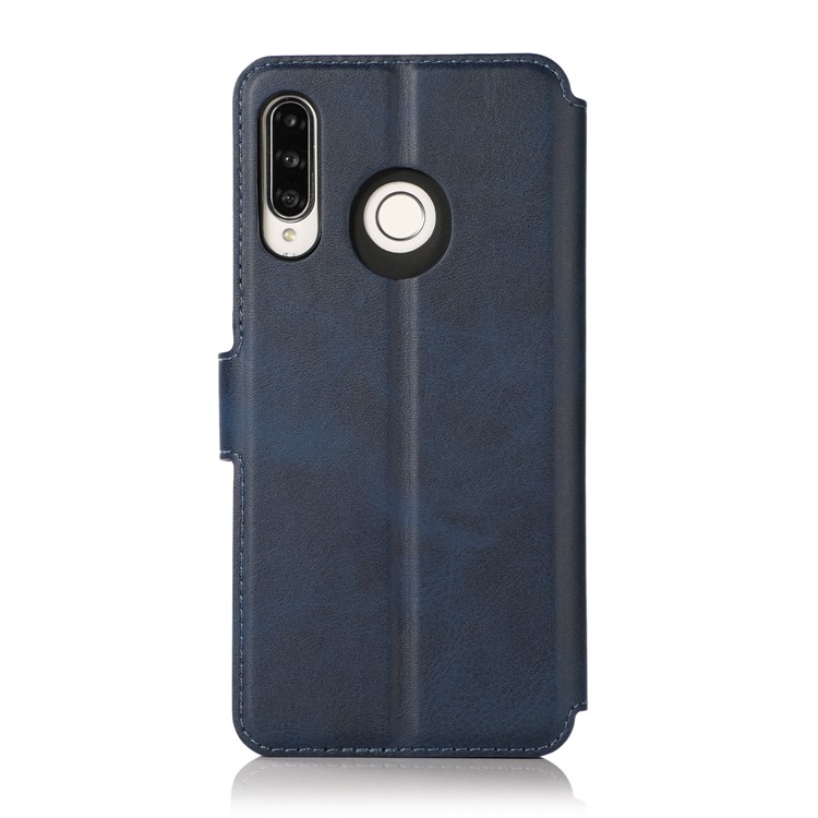 Extreme Series Wallet Stand TPU + PU Leather Phone Casing for Huawei P30 Lite / nova 4e - Blue-4